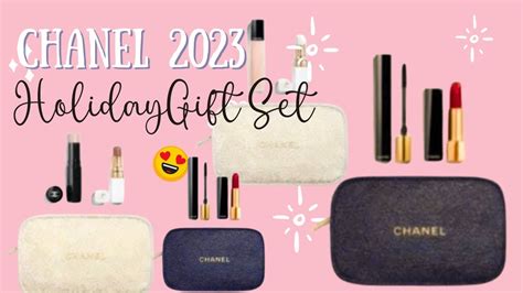 chanel 2023 christmas gift sets.